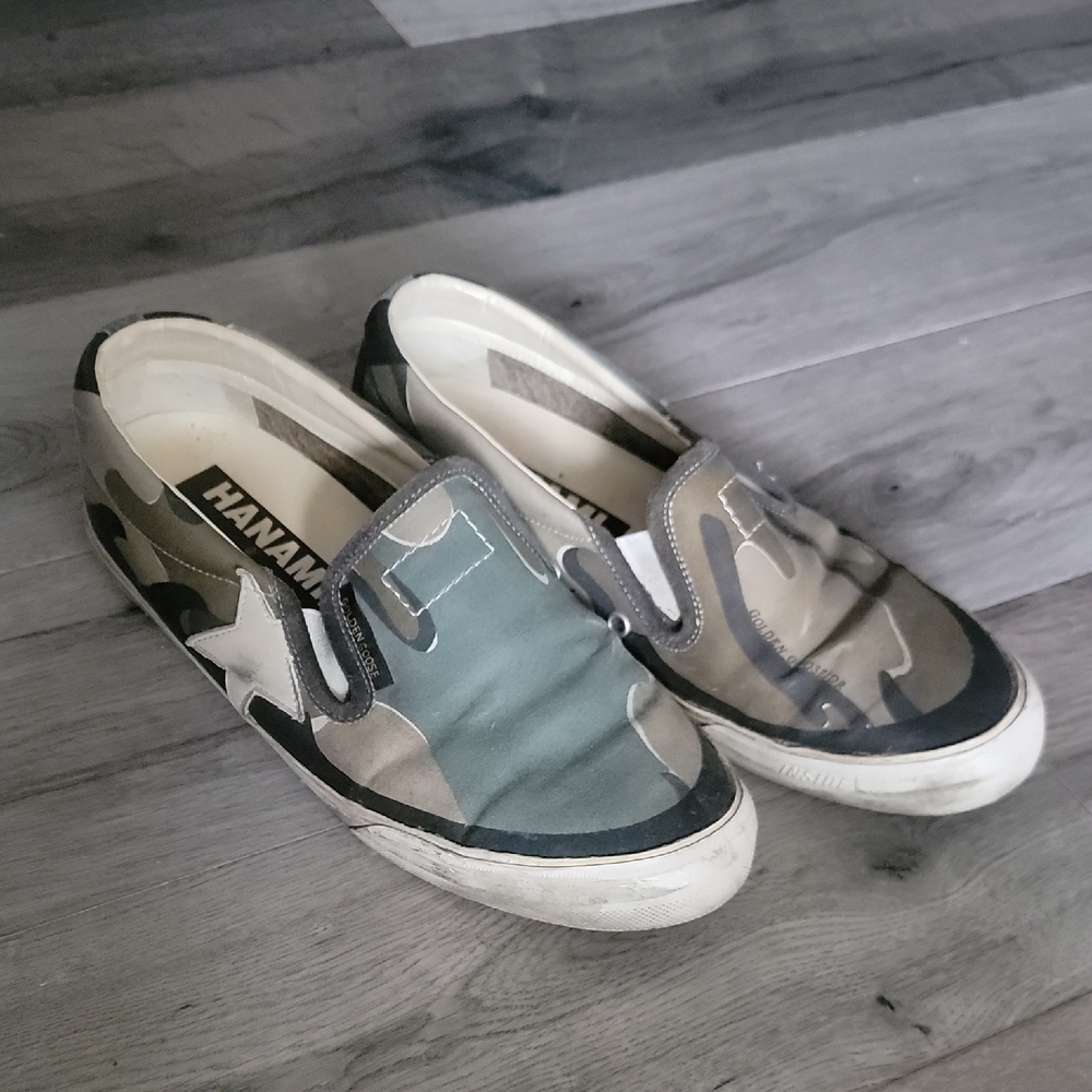 Golden Goose Camouflage Slip-On Loafers